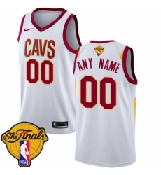 Youth Nike Cleveland Cavaliers Customized Swingman White 2018 NBA Finals Bound NBA Jersey - Association Edition