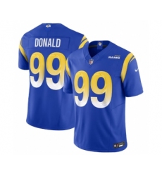 Men's Nike Los Angeles Rams #99 Aaron Donald Royal 2023 F.U.S.E. Vapor Untouchable Limited Stitched Jersey