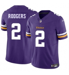 Men's Minnesota Vikings #2 Isaiah Rodgers Purple 2025 F.U.S.E. Vapor Limited Football Stitched Jersey