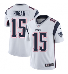 Youth Nike New England Patriots #15 Chris Hogan White Vapor Untouchable Limited Player NFL Jersey