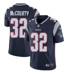Men's Nike New England Patriots #32 Devin McCourty Navy Blue Team Color Vapor Untouchable Limited Player NFL Jersey