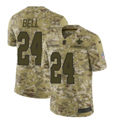 Youth Nike New Orleans Saints #24 Vonn Bell Limited Camo 2018 Salute to Service NFL Jersey