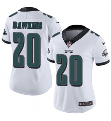 Women's Nike Philadelphia Eagles #20 Brian Dawkins White Vapor Untouchable Limited Player NFL Jersey