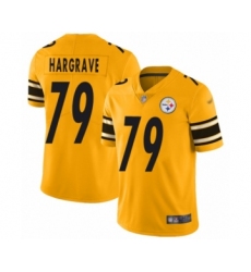Men's Pittsburgh Steelers #79 Javon Hargrave Limited Gold Inverted Legend Football Jersey