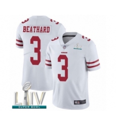 Youth San Francisco 49ers #3 C. J. Beathard White Vapor Untouchable Limited Player Super Bowl LIV Bound Football Jersey