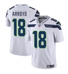 Men's Seattle Seahawks #18 Elijah Arroyo White 2025 Draft Vapor Limited Football Stitched Jersey