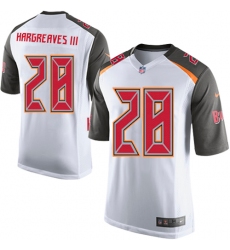 Men's Nike Tampa Bay Buccaneers #28 Vernon Hargreaves III Game White NFL Jersey