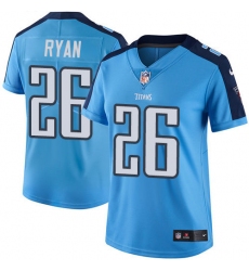 Women's Nike Tennessee Titans #26 Logan Ryan Light Blue Team Color Vapor Untouchable Limited Player NFL Jersey