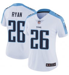 Women's Nike Tennessee Titans #26 Logan Ryan White Vapor Untouchable Limited Player NFL Jersey