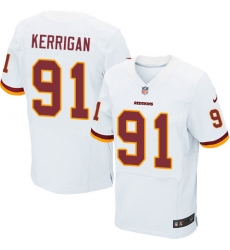 Men's Nike Washington Redskins #91 Ryan Kerrigan New Elite White NFL Jersey
