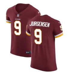 Men's Nike Washington Redskins #9 Sonny Jurgensen Elite Burgundy Red Team Color NFL Jersey