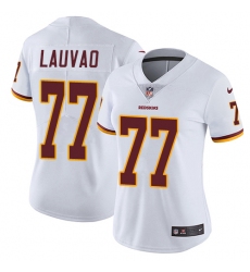 Women's Nike Washington Redskins #77 Shawn Lauvao White Vapor Untouchable Limited Player NFL Jersey