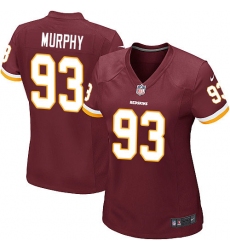 Women's Nike Washington Redskins #93 Trent Murphy Game Burgundy Red Team Color NFL Jersey