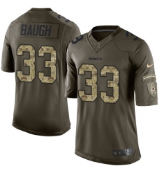 Men's Nike Washington Redskins #33 Sammy Baugh Elite Green Salute to Service NFL Jersey