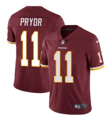 Youth Nike Washington Redskins #11 Terrelle Pryor Elite Burgundy Red Team Color NFL Jersey