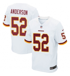 Men's Nike Washington Redskins #52 Ryan Anderson Elite White NFL Jersey