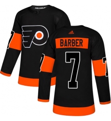 Youth Adidas Philadelphia Flyers #7 Bill Barber Premier Black Alternate NHL Jersey