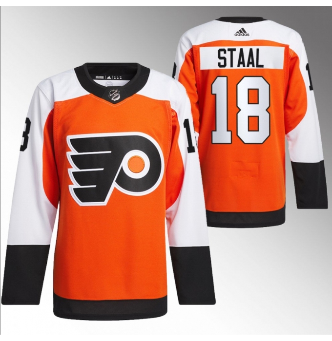 Men's Philadelphia Flyers #18 Marc Staal 2023-24 Orange Stitched Jersey