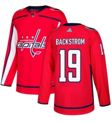 Youth Adidas Washington Capitals #19 Nicklas Backstrom Authentic Red Home NHL Jersey