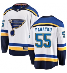 Youth St. Louis Blues #55 Colton Parayko Fanatics Branded White Away Breakaway NHL Jersey