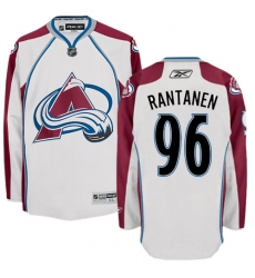 Women's Reebok Colorado Avalanche #96 Mikko Rantanen Authentic White Away NHL Jersey