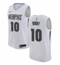 Youth Nike Memphis Grizzlies #10 Mike Bibby Swingman White NBA Jersey - City Edition