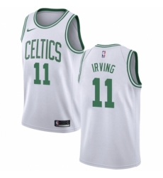 Youth Nike Boston Celtics #11 Kyrie Irving Swingman White NBA Jersey - Association Edition