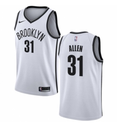 Women's Nike Brooklyn Nets #31 Jarrett Allen Swingman White NBA Jersey - Association Edition