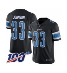 Men's Detroit Lions #35 Miles Killebrew Blue Alternate Vapor Untouchable Limited Player 100th Season Football Jersey