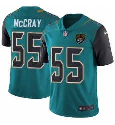 Men's Nike Jacksonville Jaguars #55 Lerentee McCray Teal Green Team Color Vapor Untouchable Limited Player NFL Jersey