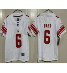Youth New York Giants #6 Jaxson Dart Limited White Vapor Jersey