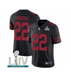 Youth San Francisco 49ers #22 Matt Breida Black Vapor Untouchable Limited Player Super Bowl LIV Bound Football Jersey