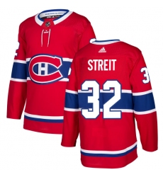 Youth Adidas Montreal Canadiens #32 Mark Streit Authentic Red Home NHL Jersey
