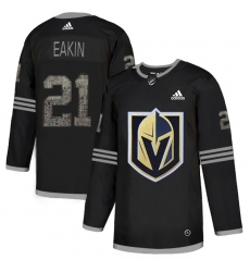Men's Adidas Vegas Golden Knights #21 Cody Eakin Black Authentic Classic Stitched NHL Jersey