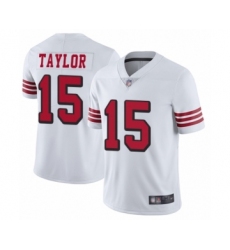 Youth San Francisco 49ers #15 Trent Taylor Limited White Rush Vapor Untouchable Football Jersey