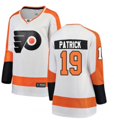 Women's Philadelphia Flyers #19 Nolan Patrick Fanatics Branded White Away Breakaway NHL Jersey