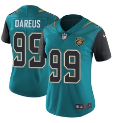 Women's Nike Jacksonville Jaguars #99 Marcell Dareus Teal Green Team Color Vapor Untouchable Elite Player NFL Jersey