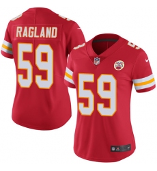 Women's Nike Kansas City Chiefs #59 Reggie Ragland Red Team Color Vapor Untouchable Limited Player NFL Jersey