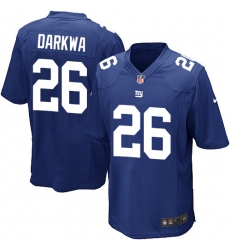 Men's Nike New York Giants #26 Orleans Darkwa Game Royal Blue Team Color NFL Jersey