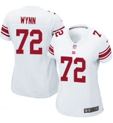 Women's Nike New York Giants #72 Kerry Wynn Game White NFL Jersey