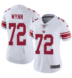 Women's Nike New York Giants #72 Kerry Wynn White Vapor Untouchable Limited Player NFL Jersey