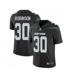Youth New York Jets #30 Rashard Robinson Black Alternate Vapor Untouchable Limited Player Football Jersey