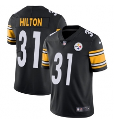 Men's Nike Pittsburgh Steelers #31 Mike Hilton Black Team Color Vapor Untouchable Limited Player NFL Jersey