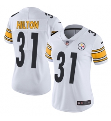 Women's Nike Pittsburgh Steelers #31 Mike Hilton White Vapor Untouchable Elite Player NFL Jersey