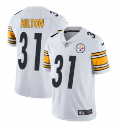 Youth Nike Pittsburgh Steelers #31 Mike Hilton White Vapor Untouchable Limited Player NFL Jersey