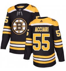 Youth Adidas Boston Bruins #55 Noel Acciari Premier Black Home NHL Jersey