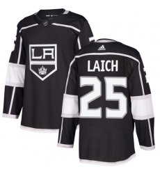 Men's Adidas Los Angeles Kings #25 Brooks Laich Premier Black Home NHL Jersey
