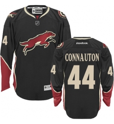 Men's Reebok Arizona Coyotes #44 Kevin Connauton Authentic Black Third NHL Jersey