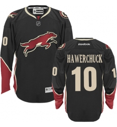 Women's Reebok Arizona Coyotes #10 Dale Hawerchuck Premier Black Third NHL Jersey