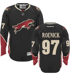 Women's Reebok Arizona Coyotes #97 Jeremy Roenick Authentic Black Third NHL Jersey